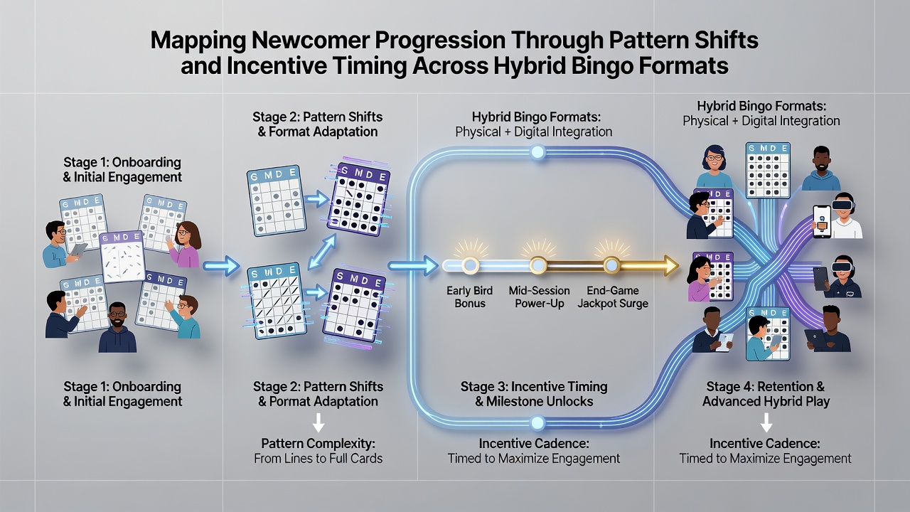 Graph displaying incentive timing overlaps with pattern changes in hybrid bingo sessions during 2026